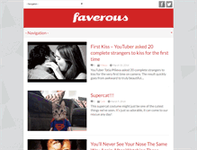 Tablet Screenshot of faverous.com